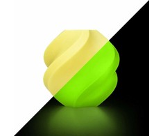 Bambu Lab PLA Glow plastikas 1.75mm 1kg – komplektuojamas su daugkartine rite – Glow Geltona
