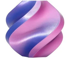 Bambu Lab PLA Silk Dual Color plastikas 1.75mm 1kg - komplekte su daugkartinio naudojimo ritė - Neon City