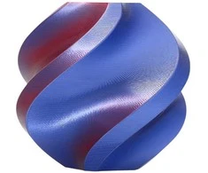 Bambu Lab PLA Silk Dual Color plastikas 1.75mm 1kg – komplekte su daugkartinio naudojimo rite – Midnight Blaze