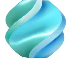 Bambu Lab PLA Silk Dual Color plastikas 1.75mm 1kg - komplekte su daugkartinio naudojimo ritė - Mėlyna Hawaii