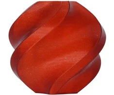 Bambu Lab PLA Sparkle plastikas 1.75mm 1kg – komplektuojamas su daugkartinio naudojimo rite – Crimson Raudona Sparkle