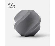 Bambu Lab PLA matinis plastikas 1.75mm 1kg – komplektuojamas su daugkartinio naudojimo rite – Ash Pilkas