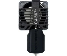 BambuLab „Bambu Lab“ pilnas karšto antgalio mazgas su grūdinto plieno antgaliu 0,4 mm, X1C