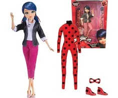 MIRACULOUS lėlė su aksesuarais SUPER SECRET MARINETTE W/ LADYBUG OUTFIT, 50355