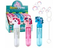Lean Toys Muilo burbulai vienaragio formos, 3 skylutės, 13.5 cm, 30 ml