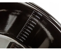 Banquet EMALINIS PUODAS 26cm 6L SU DANGIU BANKETAS METALINIS Juodas