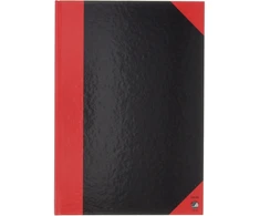 Bantex 100302814, vienspalvis, juodas, raudonas, A4, 96 lapai, 70 g/m², linijinis popierius
