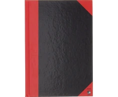 Bantex Bantex 100302755, vienspalvis, juodas, raudonas, A5, 96 lapai, 60 g/m², linijinis popierius
