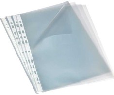 Bantex BANTEX LOMME MED ÅBNING I TOP OG LANGS HULKANT 0,09 MM, TRANSPARENT