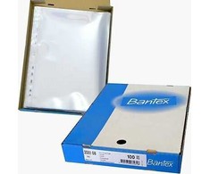 Bantex Crystal marškinėliai A4 120mic. 100 vnt. (100206772)