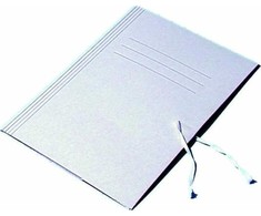 Barbara A4 formato įrištas aplankas su spauda 0821015N baltas kartonas 300g 50vnt.