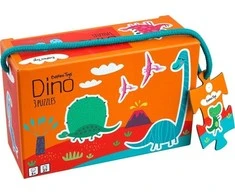 Barbo Toys Mano pirmoji dėlionė, 3 galvosūkiai, 6, 9, 12 dalių.