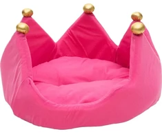 Barbo Toys Paw Love - Kronehundeseng - Valdemar (55 x 42 x 33 cm) - Lyserød