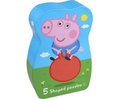 Dėlionė Barbo Toys Vaikų Puzzle George 5 galvosūkiai 24 el.