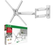 Laikiklis BARKAN BM343XLW 13-65" TV, 4 lankstų, sieninis, prailgintas, baltas