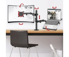 Barkan Laikiklis monitoriui 13-34'' ir nešiojamajam kompiuteriui 21'' stalinis pasukamas (BRK_569534)