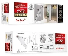 Barkan T70VL Laikiklis do tabletu 7-14" sukamasis ścienny su zamkiem