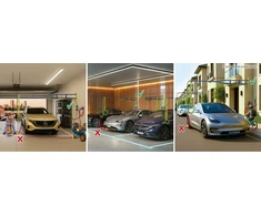 Elektromobilio įkrovimo kabelio sieninis laikiklis Barkan EV300WM, 305 cm