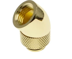 Barrow Adapteris 45 degrees G1/4 inch female to G1/4 inch male – rotatable, auksinis