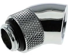 Barrow Adapteris 45 degree G1/4 inch male to G1/4 inch female – rotatable, sidabrinis