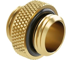 Barrow Adapteris straight G1/4 inch female to G1/4 inch female, 5mm – auksinis