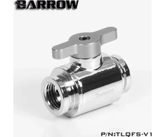 Barrow Ball Valve (10mm) G1/4 inch Ball Valve, sidabrinis – sidabrinis