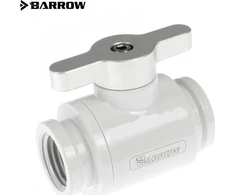 Barrow Ball Valve (10mm) G1/4 Inch Ball Valve, Baltas – Sidabrinis