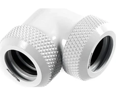 Barrow Multi-Link Adapteris 90 Degree 12mm OD to 12mm OD Hardtube – baltas