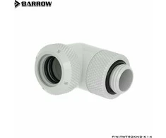 Barrow Multi-Link Adapteris Connection 90 Degrees G1/4 Inch Female Thread to 14mm OD Hardtube – Rotatable, Baltas