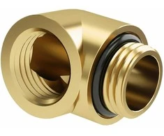 Barrow Dazzle Adapteris 90 Degree G1/4 Inch Male to G1/4 Inch Female – Gold
