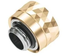 Barrow Dazzle Hardtube Fitting 14mm, G1/4-inch connection – auksinis