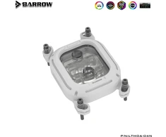 Barrow Kepler Series CPU Vanduo Block, Intel LGA 115X/1700/X99/X299 – Baltas