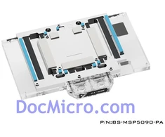 Barrow MSI Suprim 5090 GPU Vanduo Block – Juodas