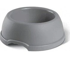 Barry King Plastikiniai dubuo šunims XL, 2.25L, pilka, vidutinio 29cm,