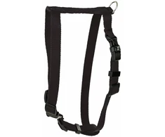 Barry King Klasikinės šunų petnešos, juodos, M-L, 20 mm/50–75 cm