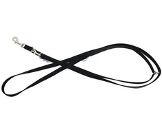 Barry King Klasikinis reguliuojamas šuns pavadėlis, juodas, XS-S, 16 mm/2 m