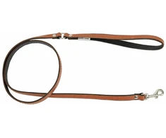 Barry King Odinis šuns pavadėlis, konjako spalvos/juodas, XS-S, 12mm/120cm