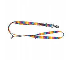 Barry King Reguliuojamas juostinis šunų pavadėlis „Rainbow“, 20 mm / 220 cm