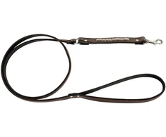 Barry King Šuniuko pavadėlis, kubelių raštas, 25MM/110CM ruda