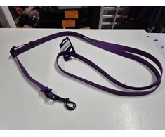 BarryKing 3 viename šuns pavadėlis, pagamintas iš patvarios gumos, violetinis, 16 mm / 1,00–1,80 m