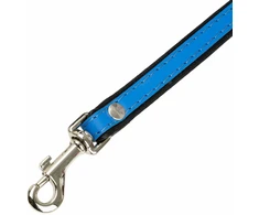 Barry King Odinė pavadėlė šuniui, mėlyna/juoda, XS-S, 12mm/120cm