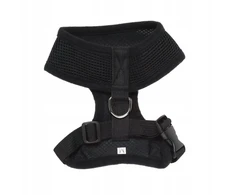 BarryKing Petnešos šunims, juodos, iš tinklelio ir poliesterio, XS dydžio, kaklo apimtis 26 cm / krūtinės apimtis 29-36 cm