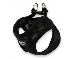 BarryKing Petnešos šunims, juodos, nespaudžiančios, S dydžio, krūtinės apimtis 35 cm / krūtinės ilgis 15 cm