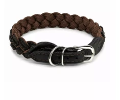 BarryKing Terra pintos virvelės antkaklis – rudas 30 mm / 45 cm