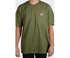 Bart Marškinėliai Ben Davis Heavy SS Duty Pocket OLIVE
