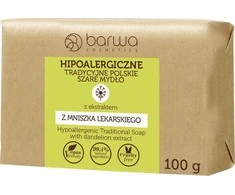 Hipoalergeninis natūralus lenkiškas muilas su kiaulpienių ekstraktu Barwa 100 ml