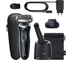Barzdaskutė Braun Series 7 71-N7200cc Drėgno ir sauso skutimo skustuvas Juodas