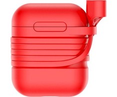 Baseus AirPods + juostelė raudona