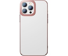Dėklas „Baseus Baseus Glitter Case“ skaidrus dangtelis, skirtas iPhone 13 Pro rožinis (ARMC001004)