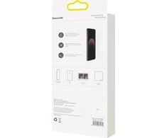 Baseus Baseus komplektas 2x grūdintas stiklas 0.15mm 9H iPhone 11 / iPhone XR + pozycjoner (SGAPIPH61S-GS02) universalus